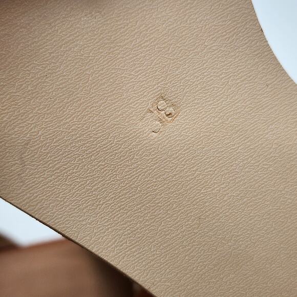 Fortress of Inca Paloma Point Toe Flats Cream Carmel Leather EU 38 US 8 - Picture 9 of 9